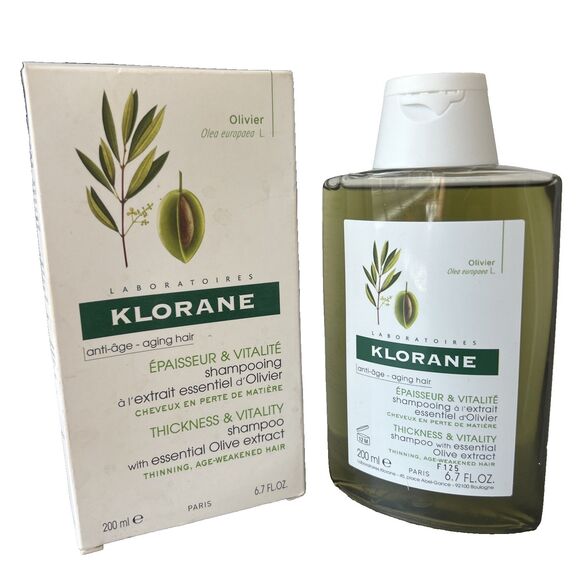 KLORANE Olivier Shampoo for Density and Vitality w/Olive Extract 6.7 fl oz NEW - Picture 4 of 4